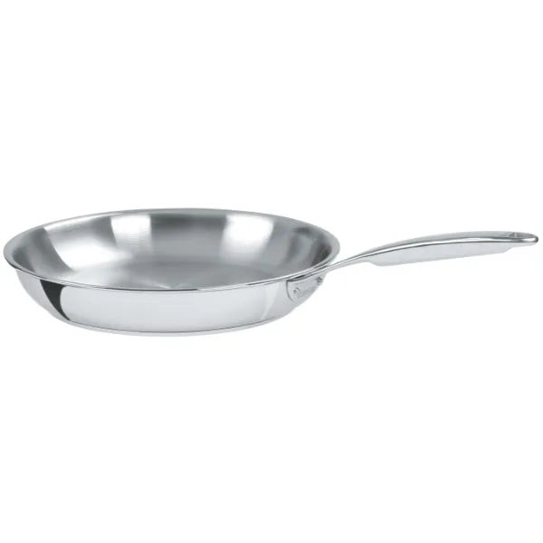 Cristel Stainless Chefs Pan Fixed Castel Pro / 5Ply Fry Pan