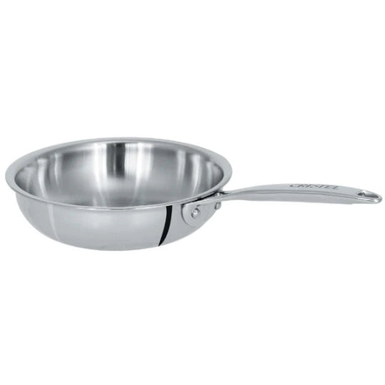 Cristel Mini Stainless Steel Chefs Pan Fixed Castel Pro 3 Ply