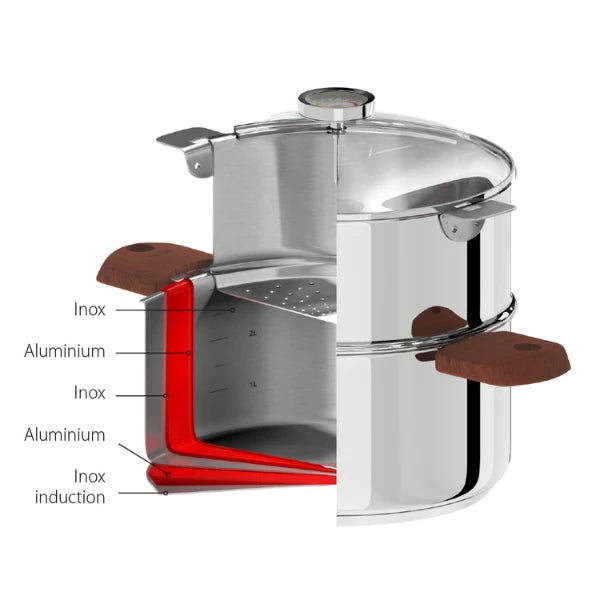 Cristel Biome Healthy Cooking Removable Handle