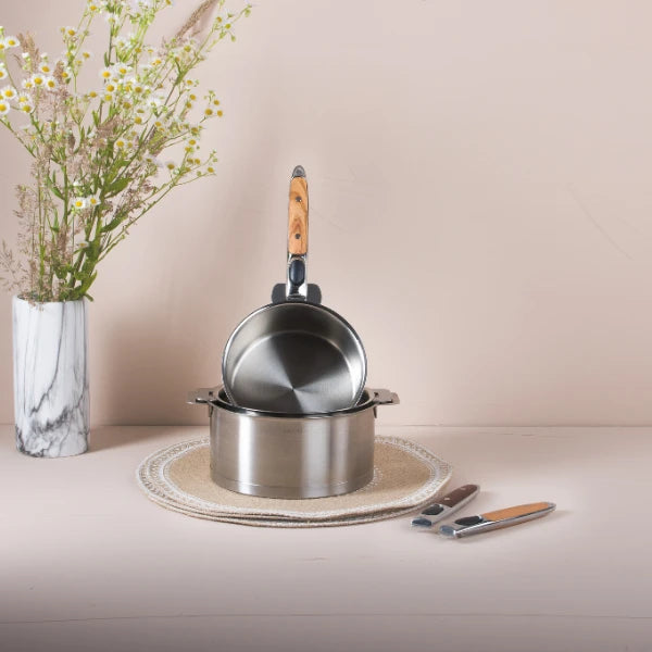 Cristel Zenith Beech Wood Handle / Gagang Panjang Zenith