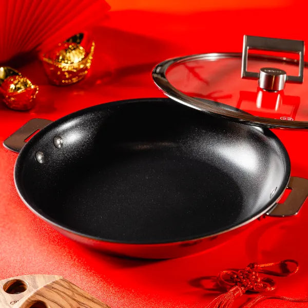 Cristel Frying Pan Exceliss Non Stick Coating Removable Casteline