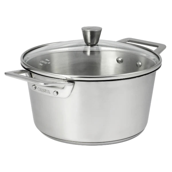 Cristel 1826 Stewpan With Glass Lid