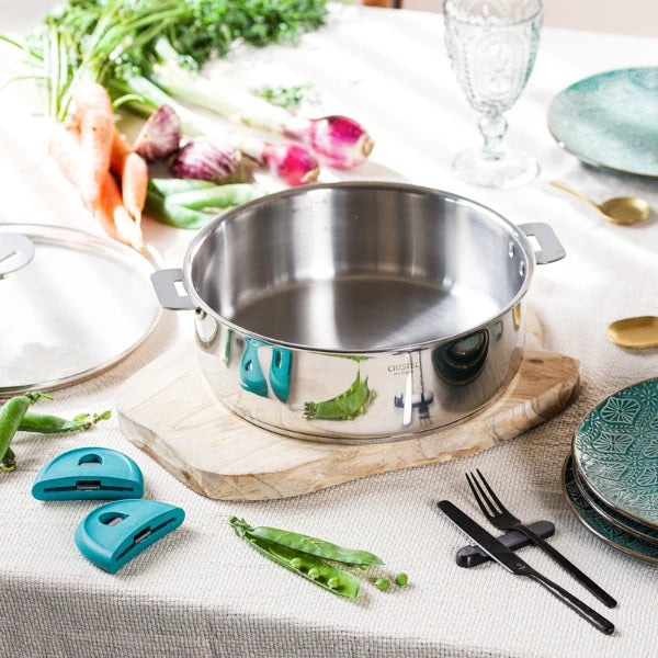 Cristel Saute Pan Removable Casteline / Panci Tumis Stainless