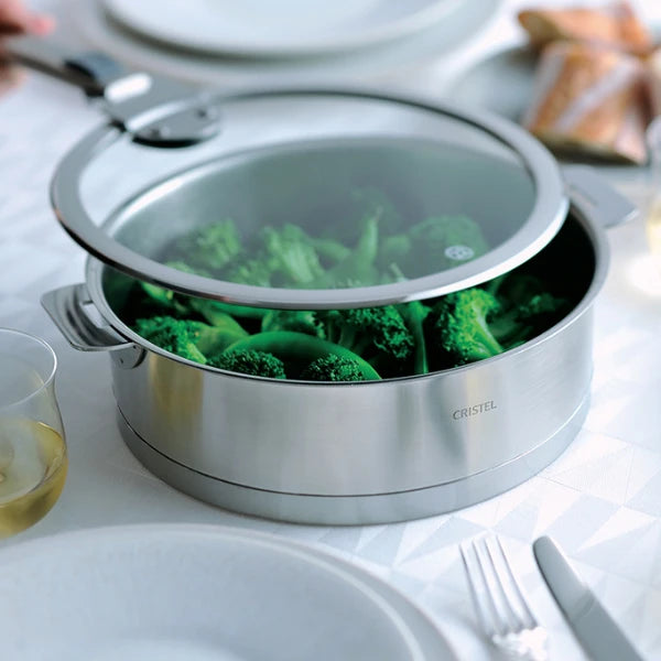 Cristel Removable Strate Lid / Tutup Panci Strate