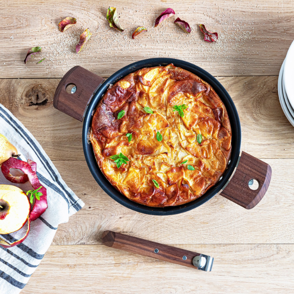 Cristel Wooden Removable Handle Casteline / Gagang Pendek