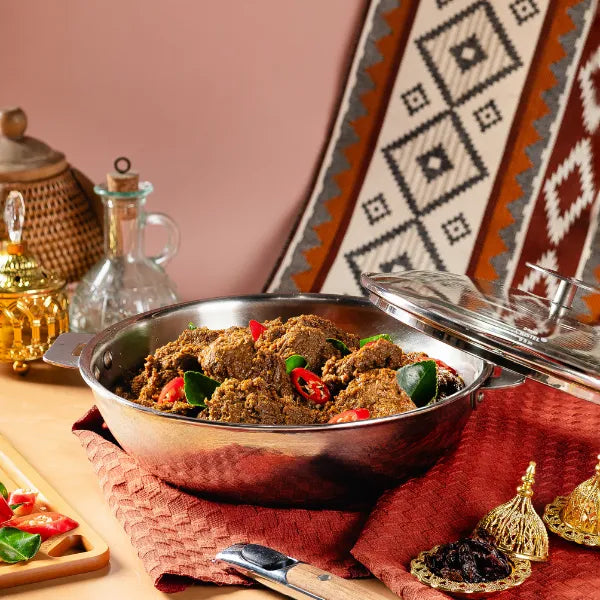 Cristel Stainless Wok Removable Casteline / 3Ply Stainless Wok