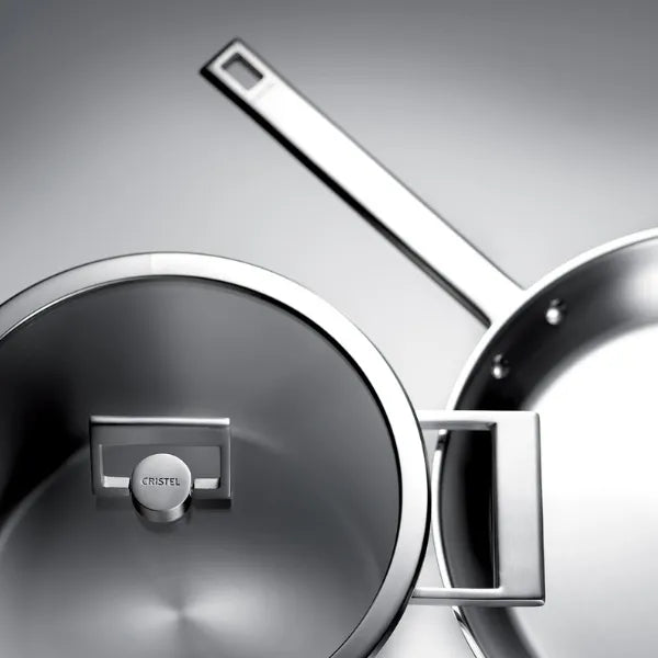 Cristel Stainless Frying Pan Fixed Strate / Penggorengan