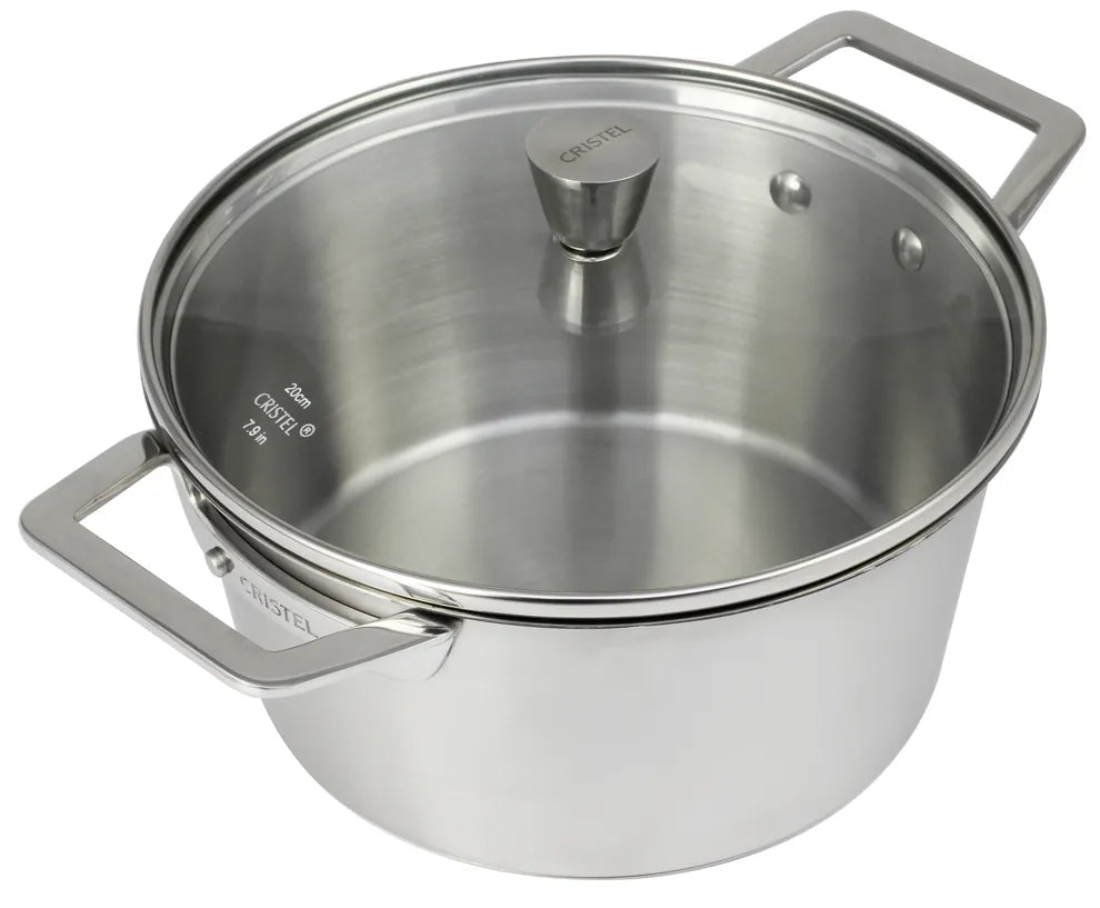 Cristel 1826 Stewpan With Glass Lid