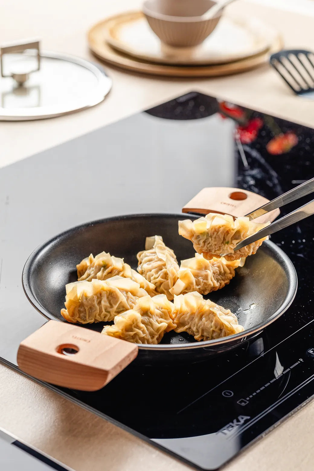 Cristel Wooden Removable Handle Casteline / Short Handle