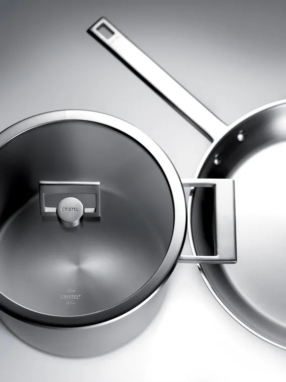 Cristel Stainless Frying Pan Fixed Strate / Penggorengan