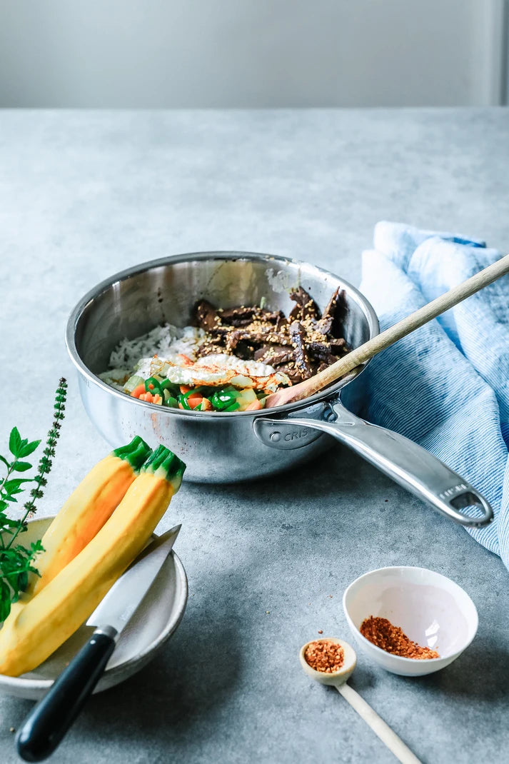 Cristel Stainless Saucepan Fixed Castel Pro 5 Ply