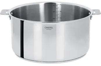 Cristel Saucepan Removable Casteline / Panci Stainless 5Ply Base