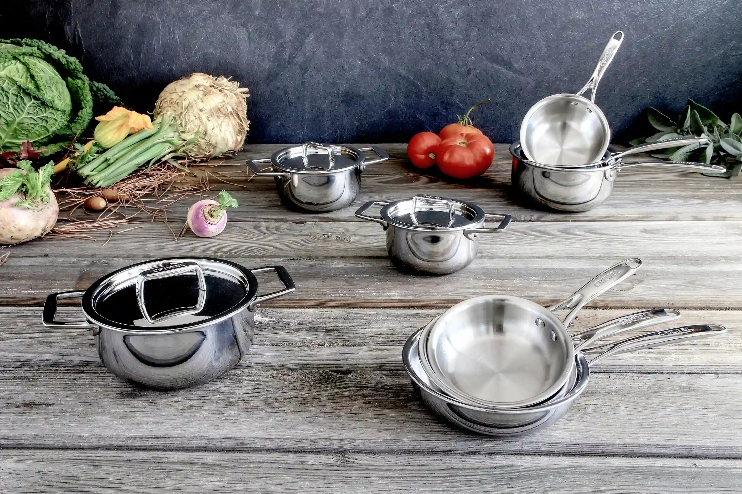 Cristel Mini Stainless Steel Stewpot Castel Pro 3 Ply / Soup Pot