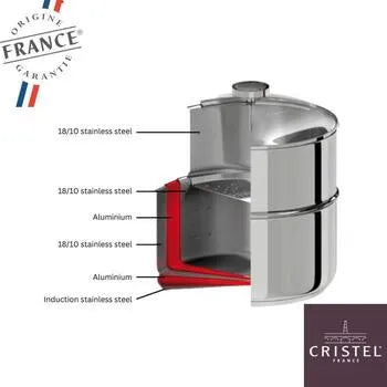 Cristel Biome Healthy Cooking Removable Handle