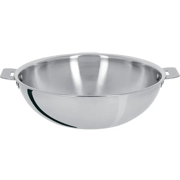 Cristel Stainless Wok Removable Casteline / 3Ply Stainless Wok