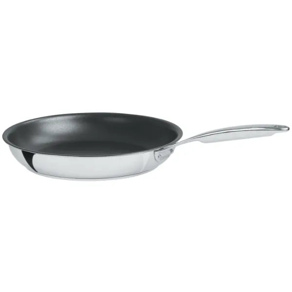 Cristel Non Stick Stainless Chefs Pan Fixed Castel Pro