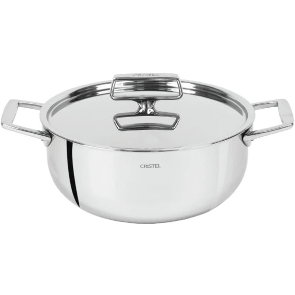 Cristel Stainless Steel Stewpot Castel Pro 5 Ply / Panci Sop