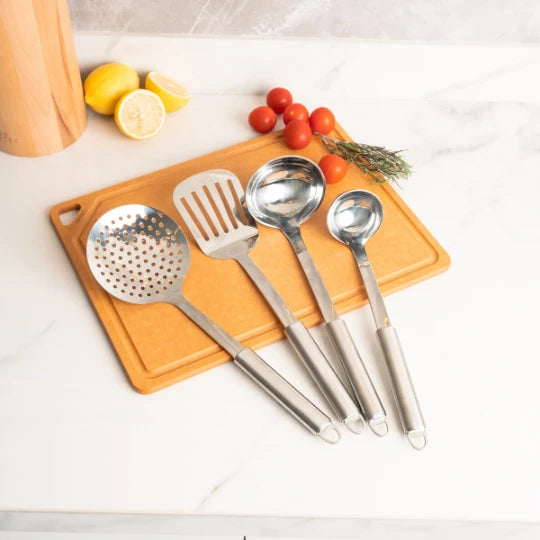 Cristel Wood Fibre Cutting Board with Groove