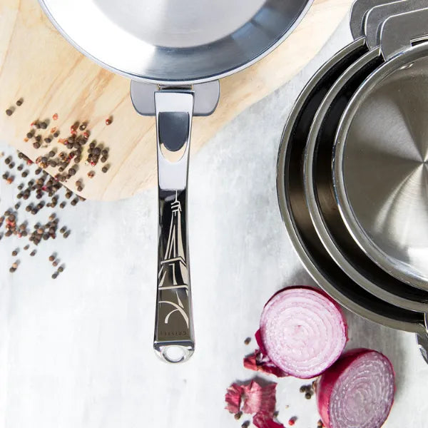 Cristel Stainless Steel Long Handle Casteline Eiffel Tower / Gagang Panjang