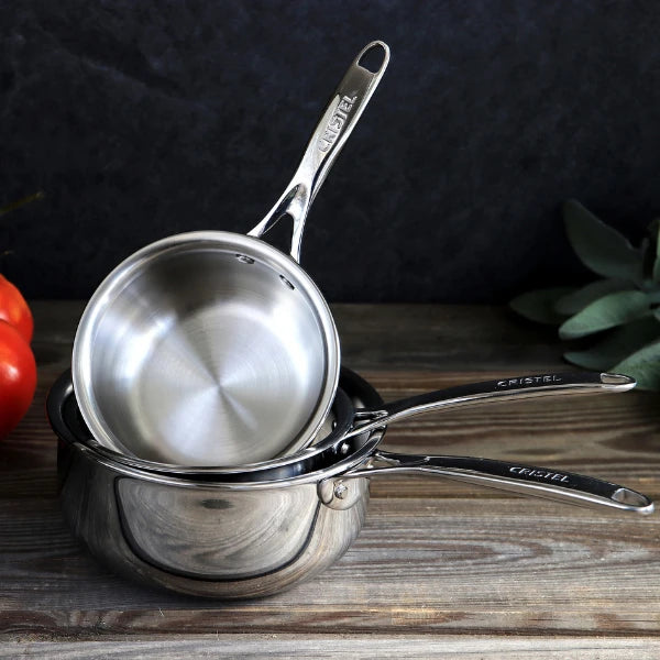 Cristel Saucepan Mini Castel Pro 3 Ply Fixed Handle