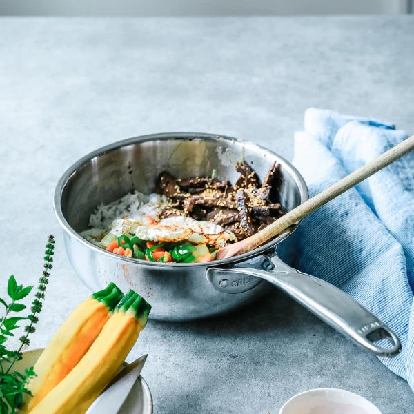 Cristel Stainless Saucepan Fixed Castel Pro 5 Ply