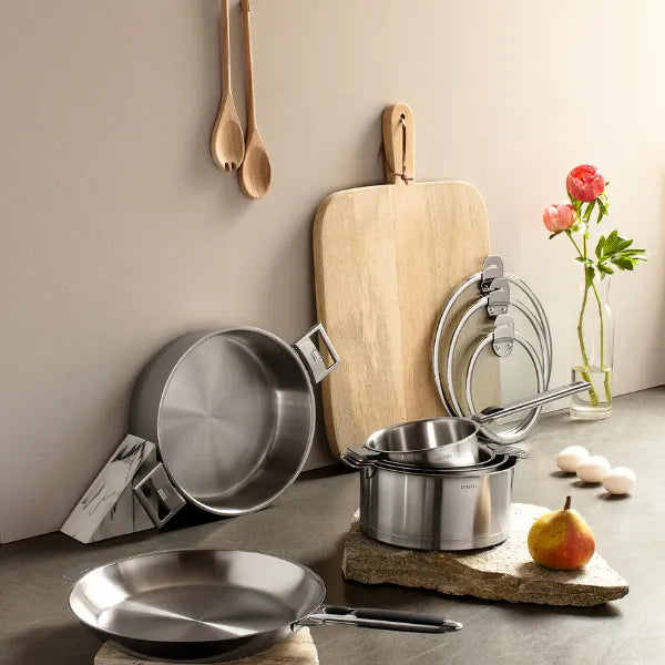 Cristel Strate Stainless Steel Removable Side Handle