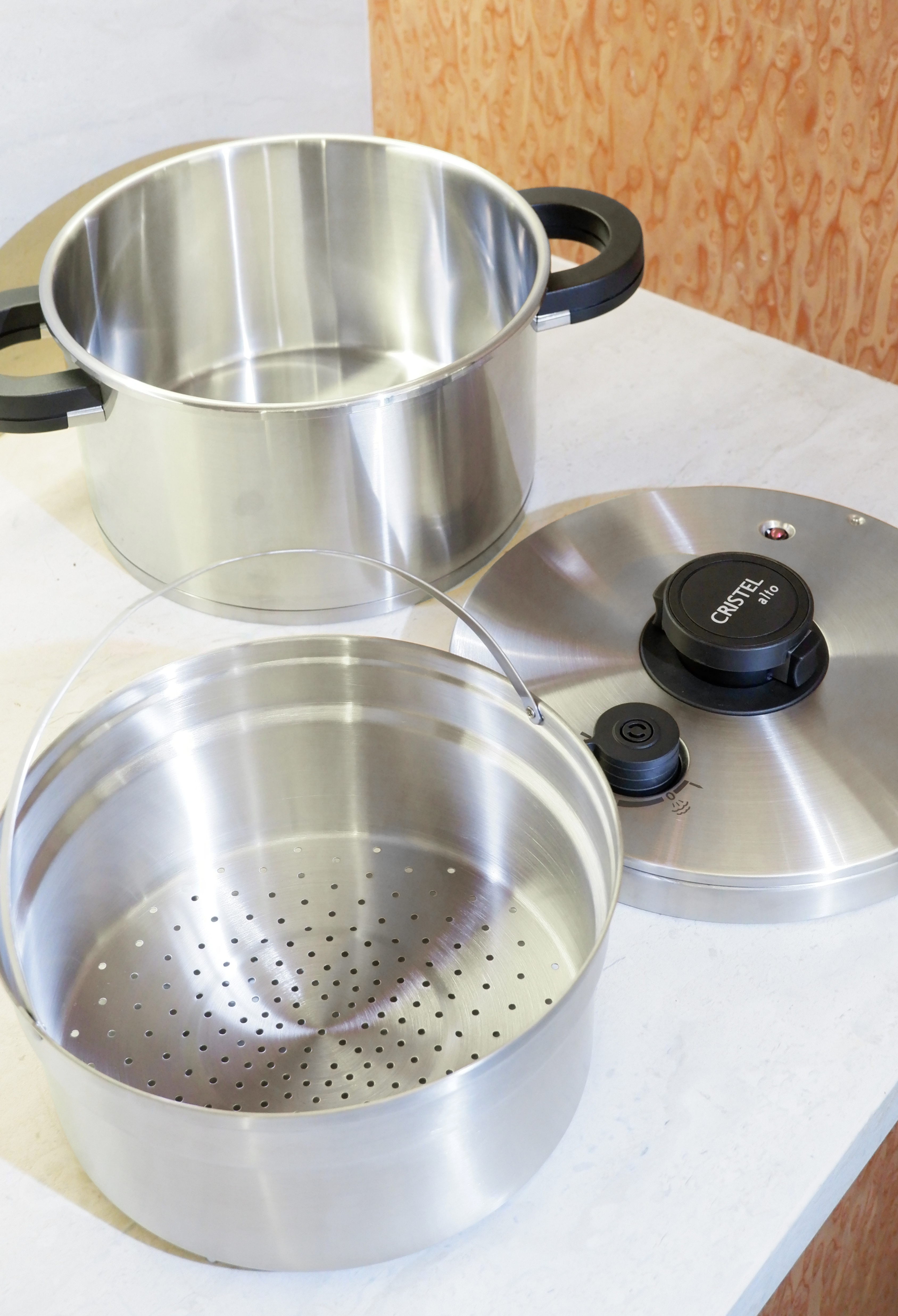 Cristel Alto Pressure Cooker / Stainless Presto Pot