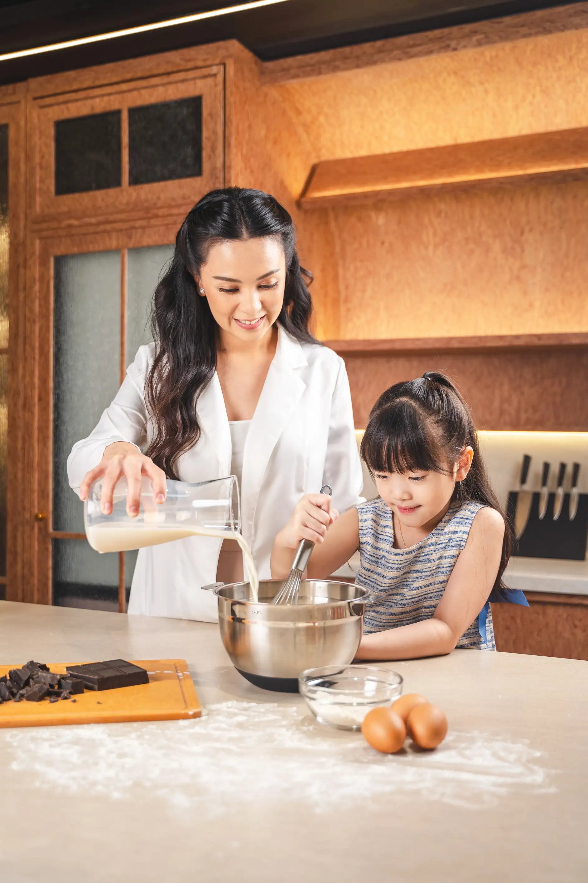 Cristel Removable Preparation Bowl / Mangkuk Mixing Stainless