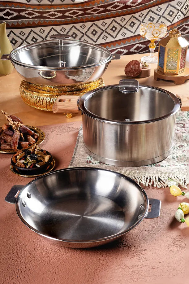 Cristel Stainless Sauce Pan Removable Strate / Stainless Pan