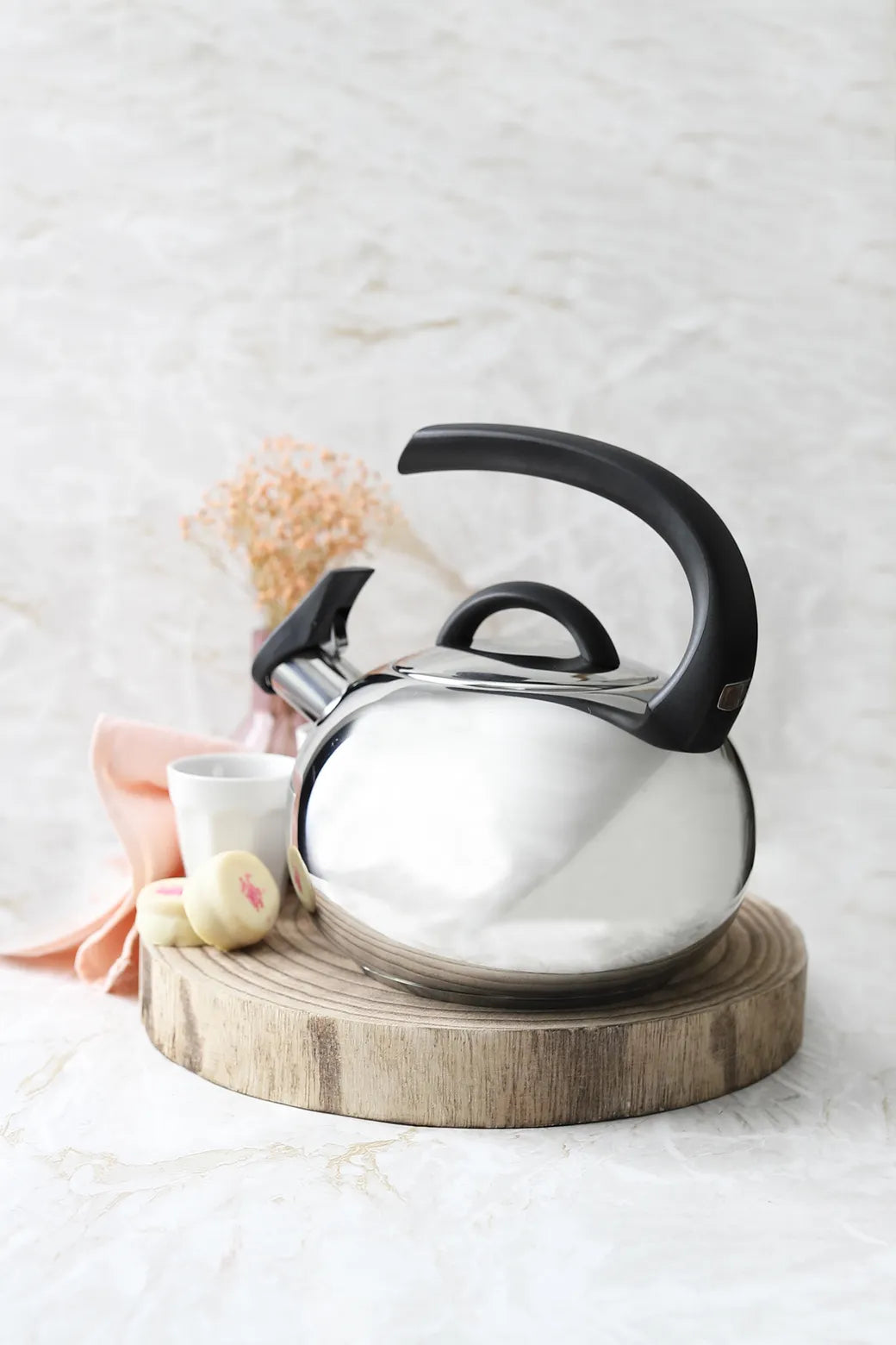 Cristel Neptune Kettle shining stainless steel induction