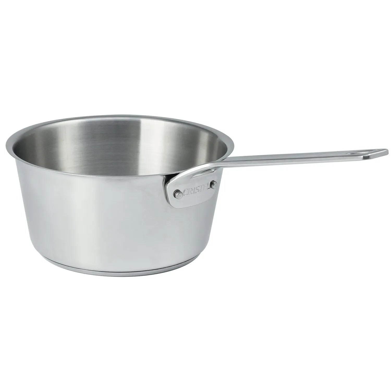 Cristel 1826 Brushed Stainless Steel Sauce Pan