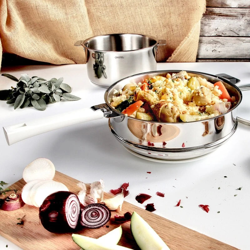 Cristel Mutine Removable Universal Steamer Without Lid