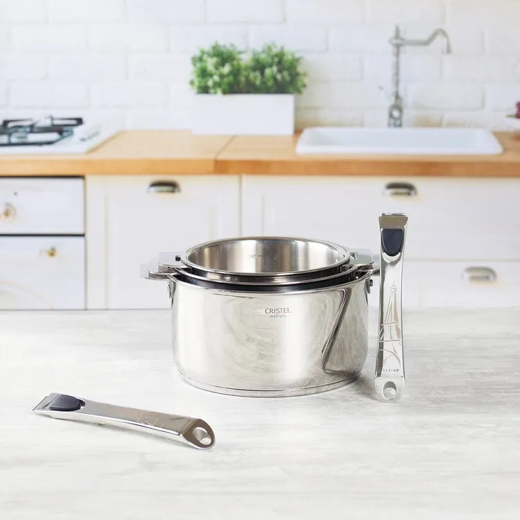 Cristel Stainless Steel Long Handle Casteline Eiffel Tower